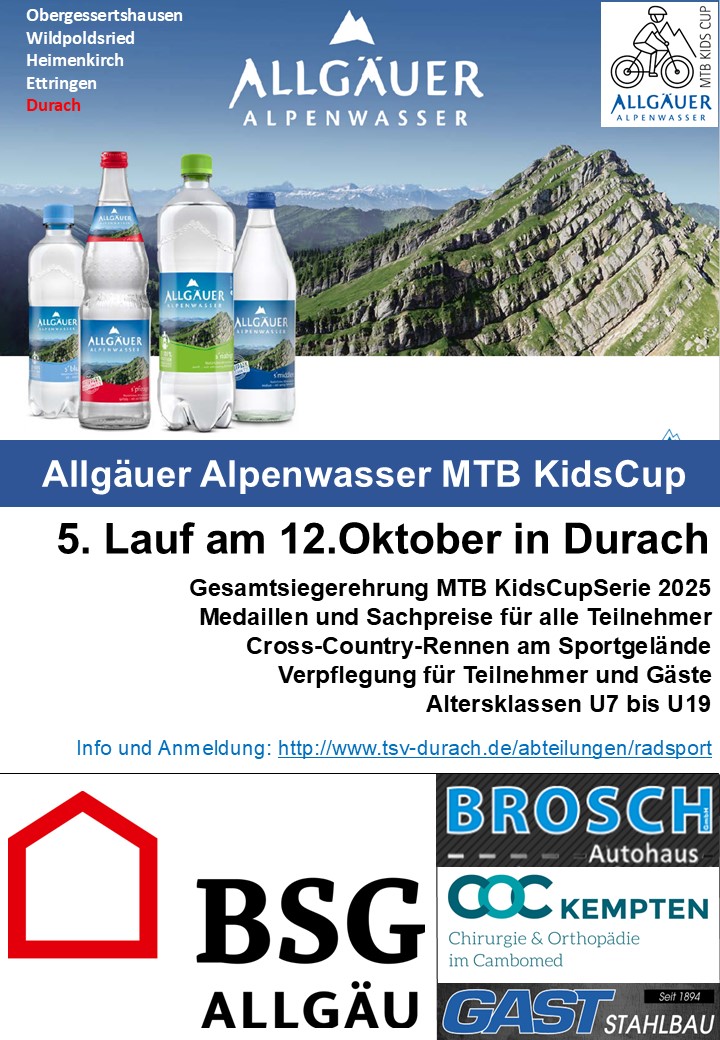 2025 MTB KidsCup Werbe Flyer